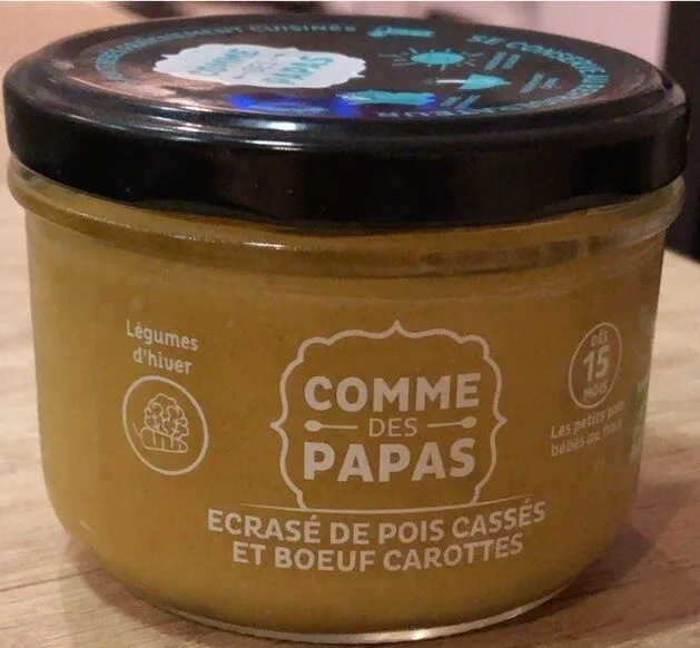 Ecrasé de Pois Cassés et Boeuf Carottes