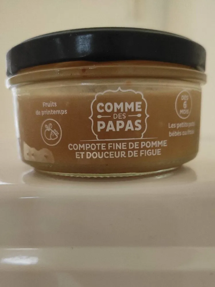 Compote fine de pomme et douceur de figue