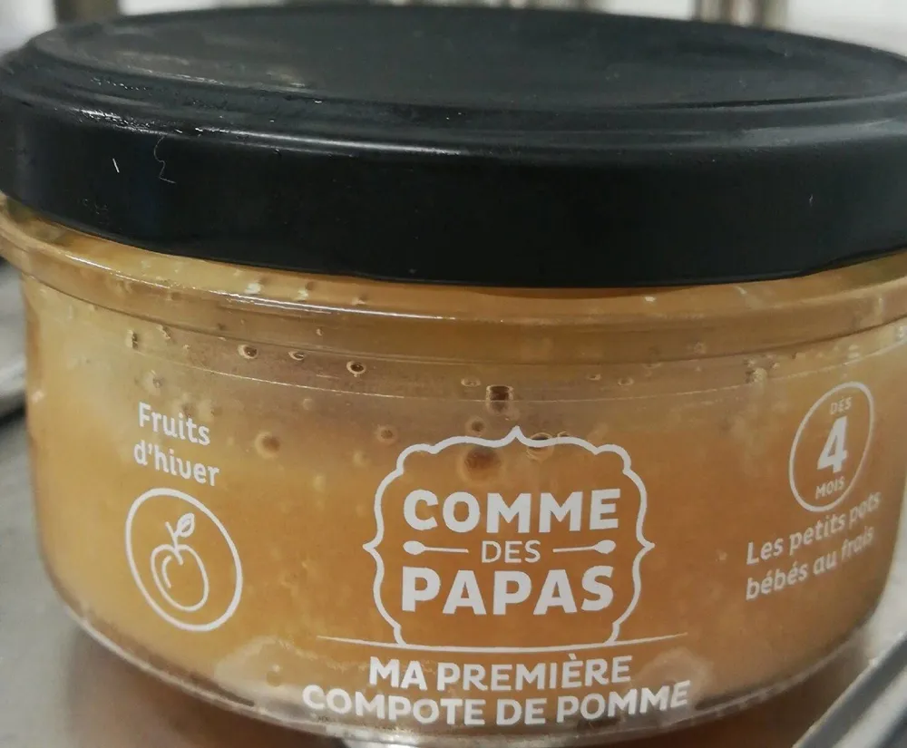 Ma première compote de pomme