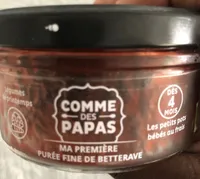 Puree fine de betterave