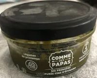 Premiere puree fine d'epinard