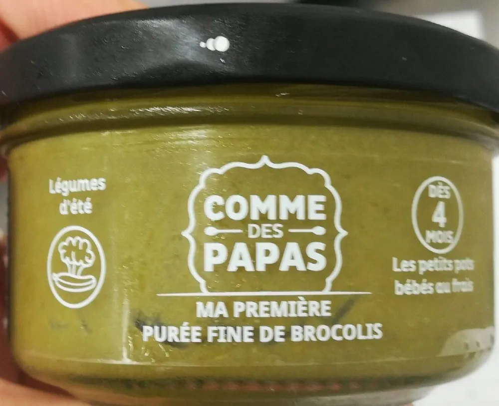 Ma première purée fine de brocolis