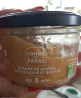 Entraîne de quinoa patates douces et ricotta