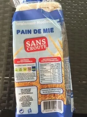 Pain de mie sans croute