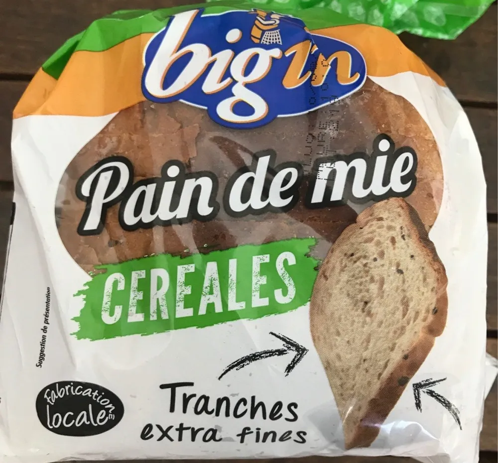Pain de mie cereales