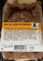 Pâté de lapin aux aromates