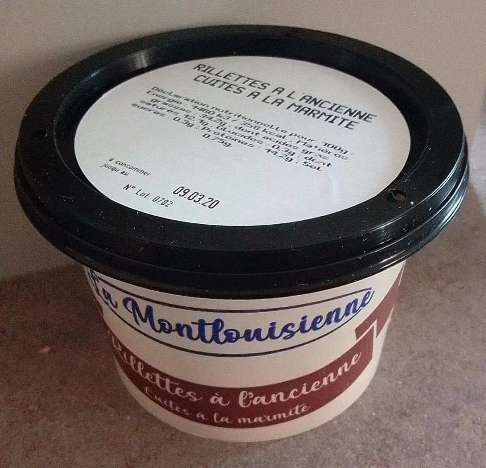 Rillettes a l'ancienne cuite a la marmite