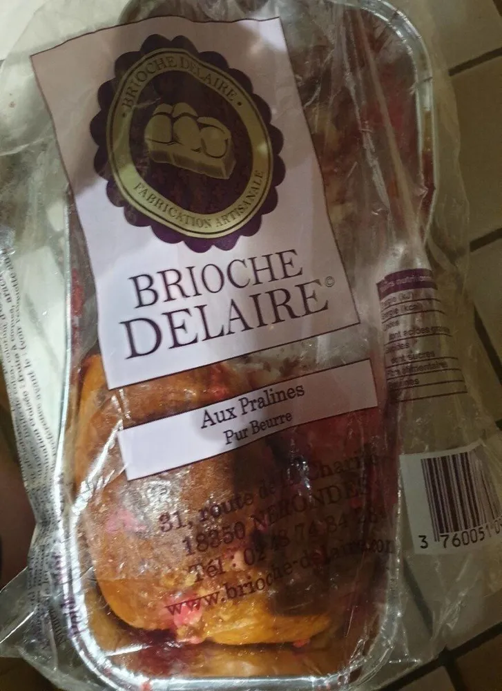 Brioche Delaire aux pralines