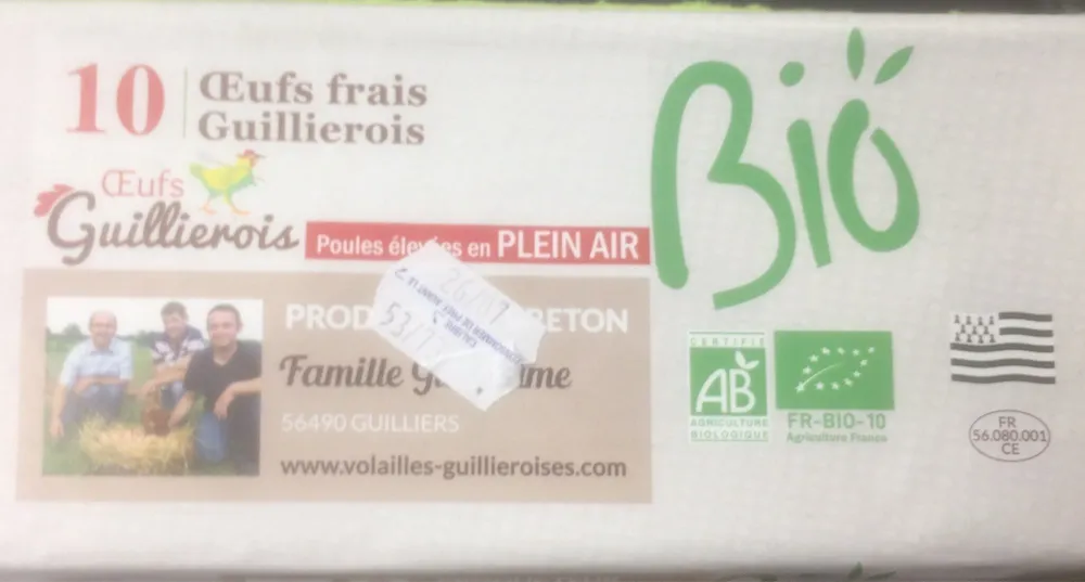 Oeufs frais Guillierois