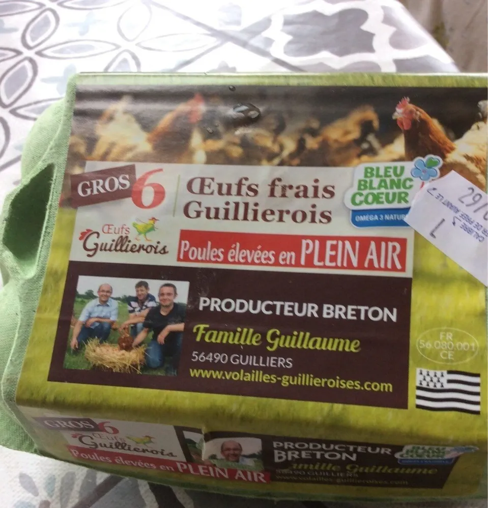 Oeufs frais guillierois