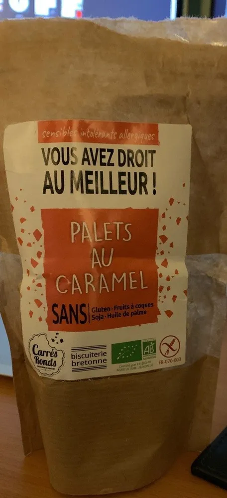 Palets au caramel