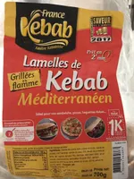 Lamelles de kebab