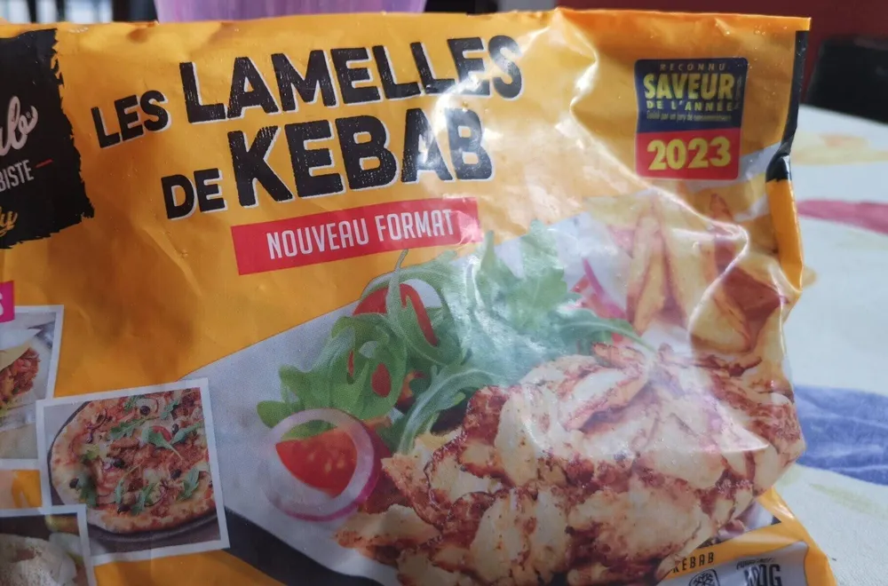 Les lamelles de kebab