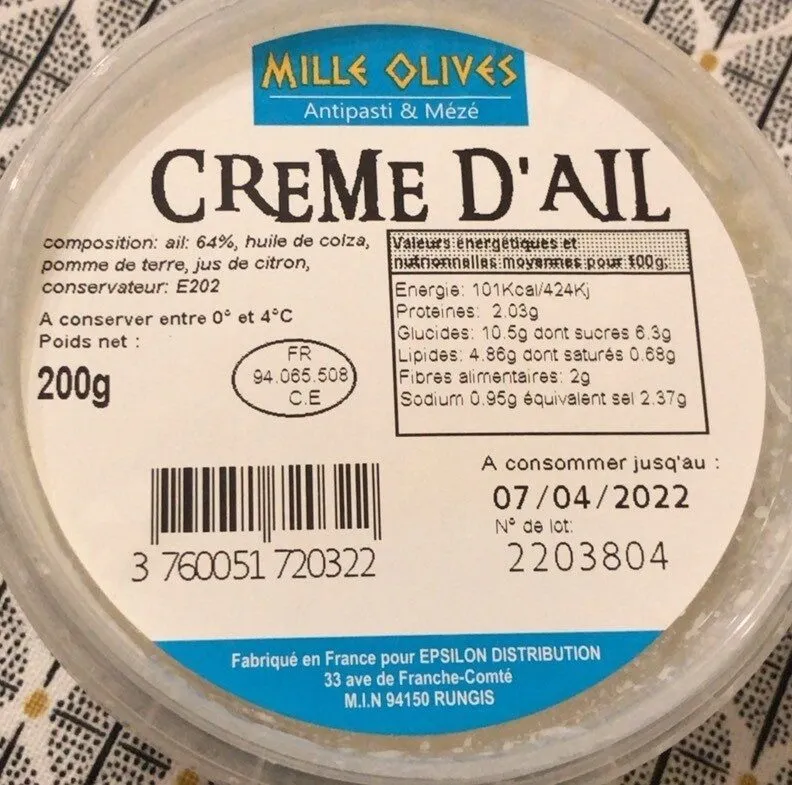 Creme d’ail