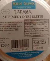 Tarama au piment d'Espelette