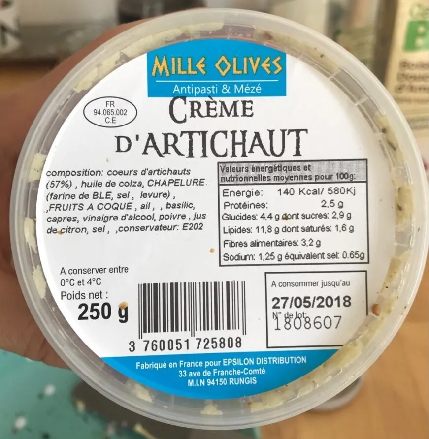 Crème d'artichaut
