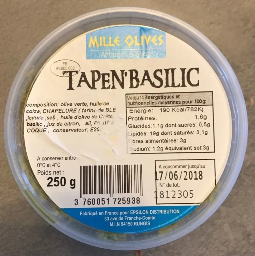 Tapen'Basilic