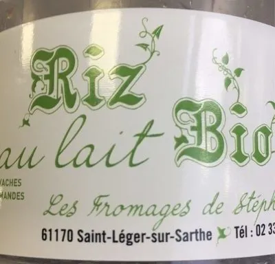 Riz au lait bio