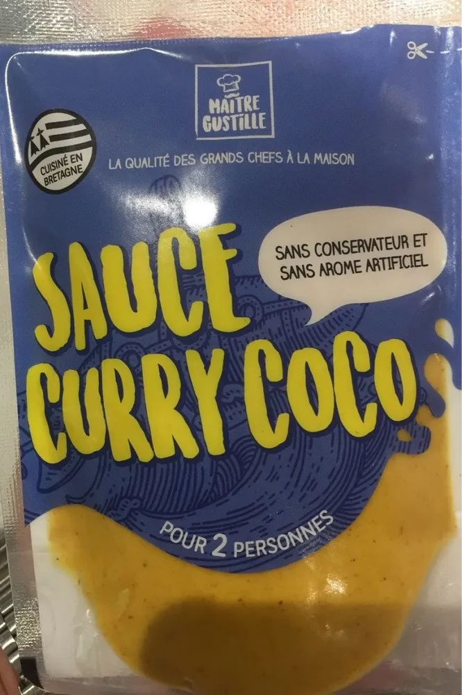 Sauce curry coco