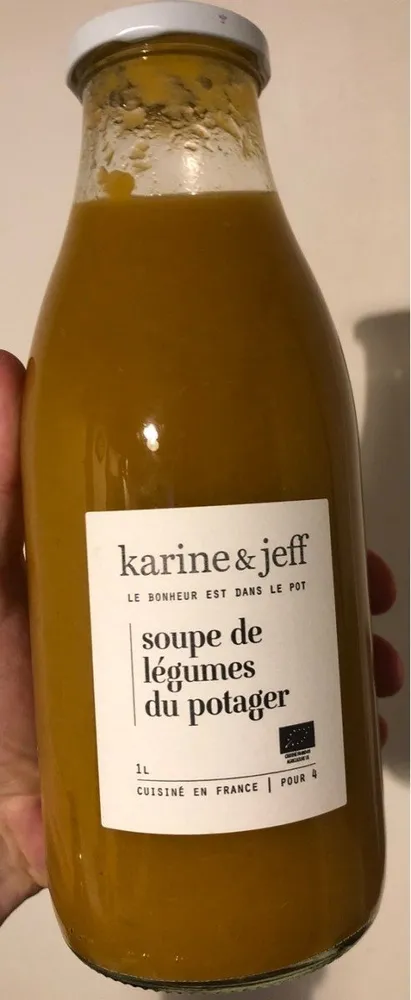 Soupe de légumes du potager