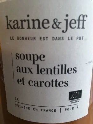 Soupe bio - Lentilles carottes