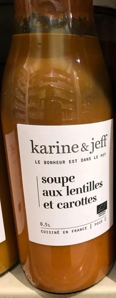 Soupe aux lentilles et carottes