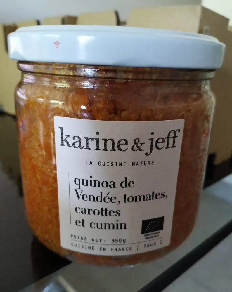 Quinoa de Vendée, tomates, carottes et cumin