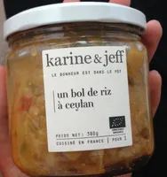 Un bol de riz à Ceylan - risotto mijoté aux légumes, pois chiches et lait de coco