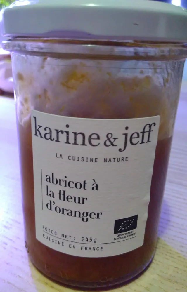 Confiture Extra Abricots à la fleur d'Oranger