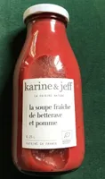 Soupe fraîche de betterave et pomme