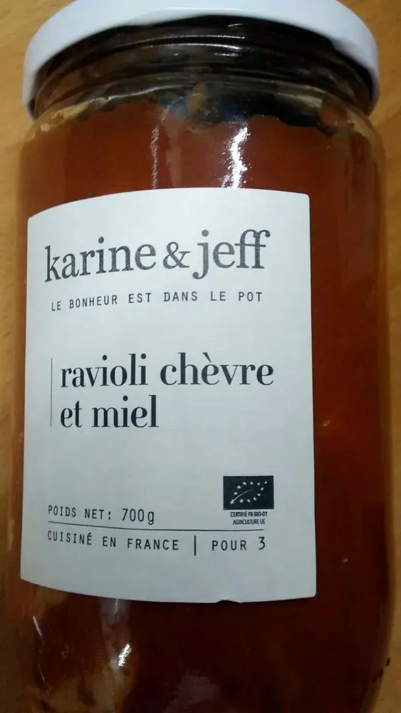 Ravioli chèvre et miel