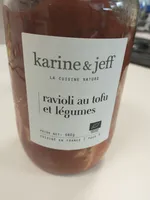 Ravioli au tofu et légumes
