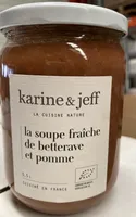 Soupe fraîche de betterave et pomme