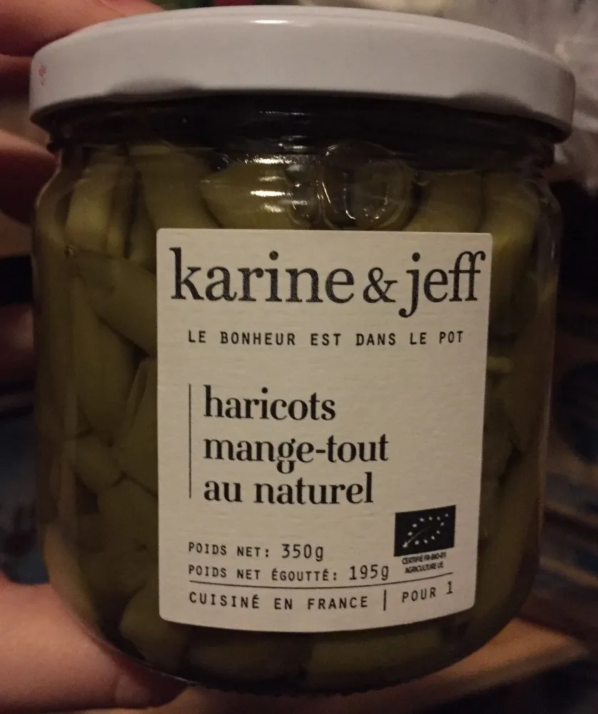 Haricots mange-tout au naturel