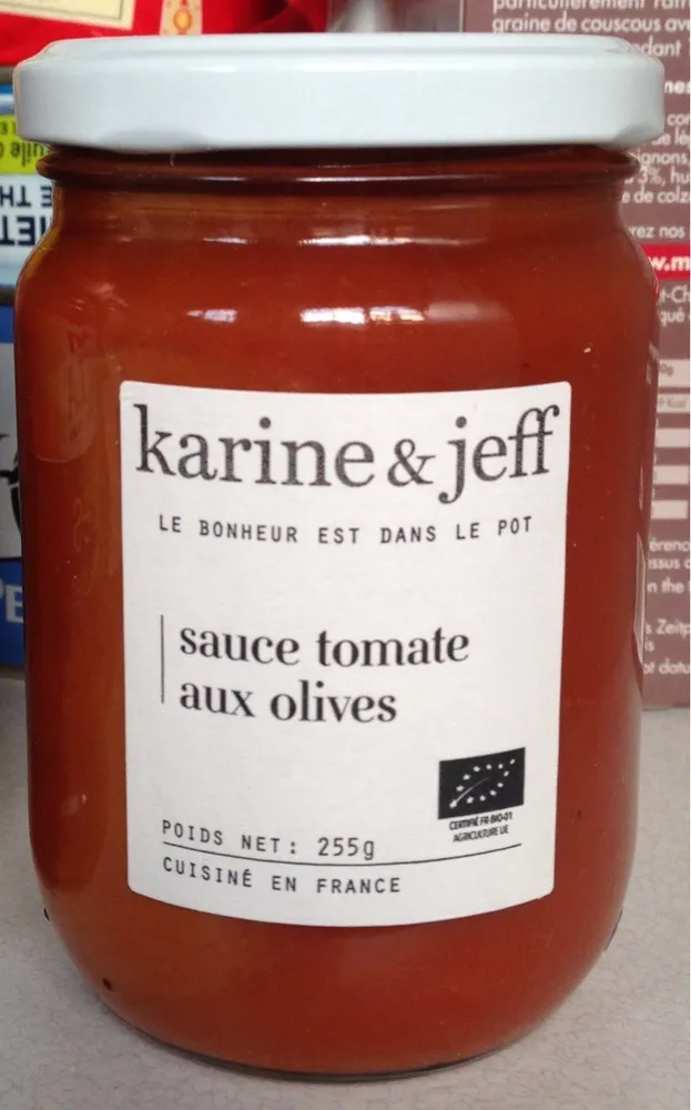 Sauce tomate aux olives