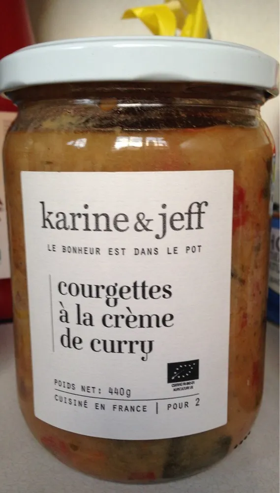 Courgettes à la crème de curry