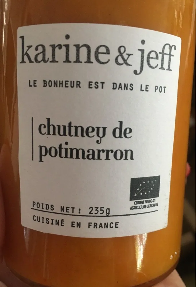 Chutney De Potimarron 235G