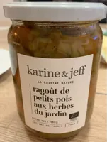 Ragout de petits pois aux herbes du jardin