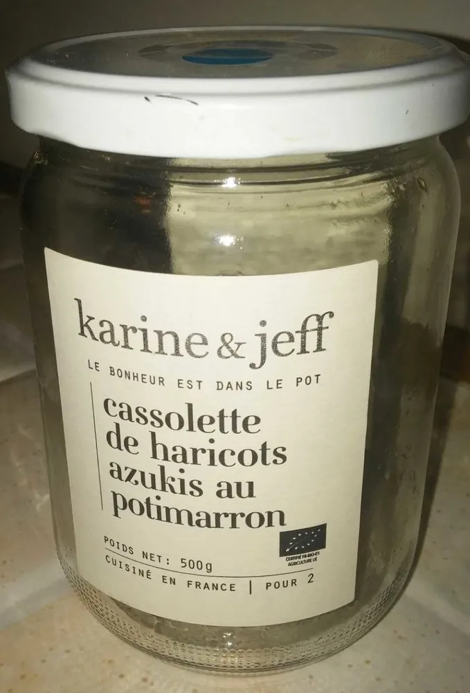 Cassolette de haricots azuki au potimarron