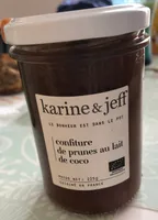 Confiture de prunes au lait de coco
