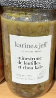 Minestrone de lentilles et chou kale