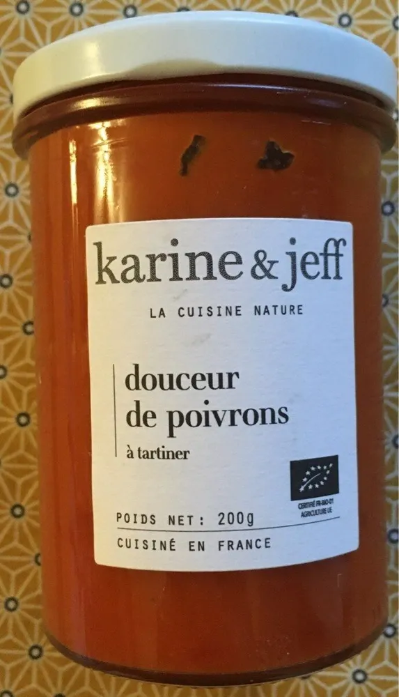 Douceur de poivrons à tartiner