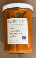Sauce bruschetta aux legumes grilles