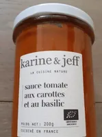 Sauce tomate aux carottes et au basilic