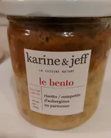 Le bento risotto, compotée d'aubergines au parmesan
