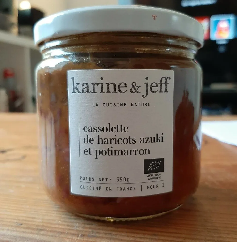 Cassolette de haricots azuki et potimarron