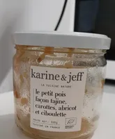 Le petit pois façon tajine, carottes, Abricot et ciboulette