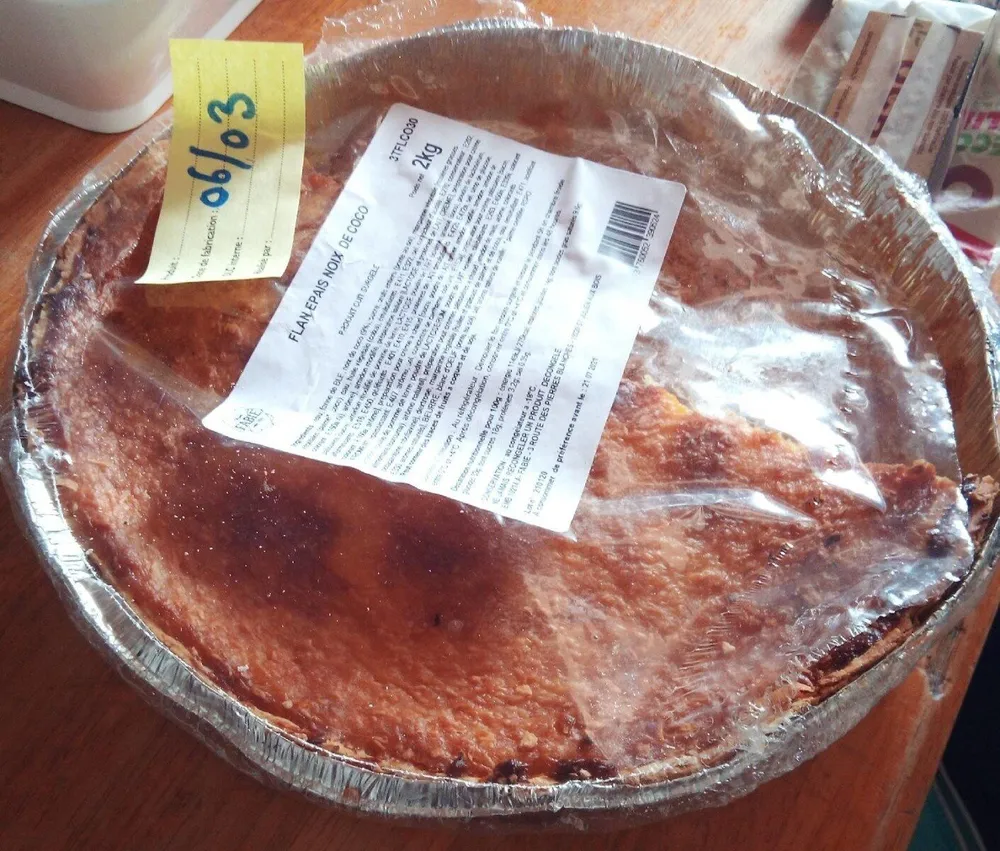 Flan epais noix de coco