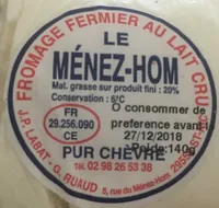 Fromage de chèvre au lait crû