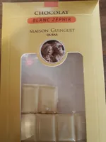 Tablette chocolat blanc